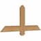 Ekena Millwork Eugene Smooth Timber Gable Bracket, Western Red Cedar, 36"W x 16"H x 1 1/2"D x 3 1/2"F, 11/12 Pitch GBW036X16X0204EUG00SWR - alternate 3